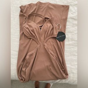 Brown Midi dress